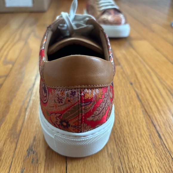 Taft Sneakers – Red Paisley/Size 42 – Never Worn / Brand New - Picture 3 of 6